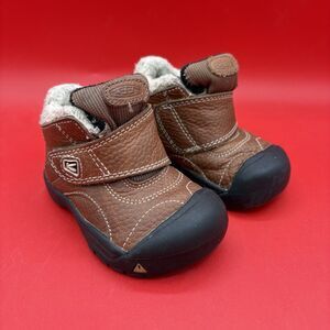 Keen Boots Kootenay Toddler Size 5 Brown Leather Winter Snow